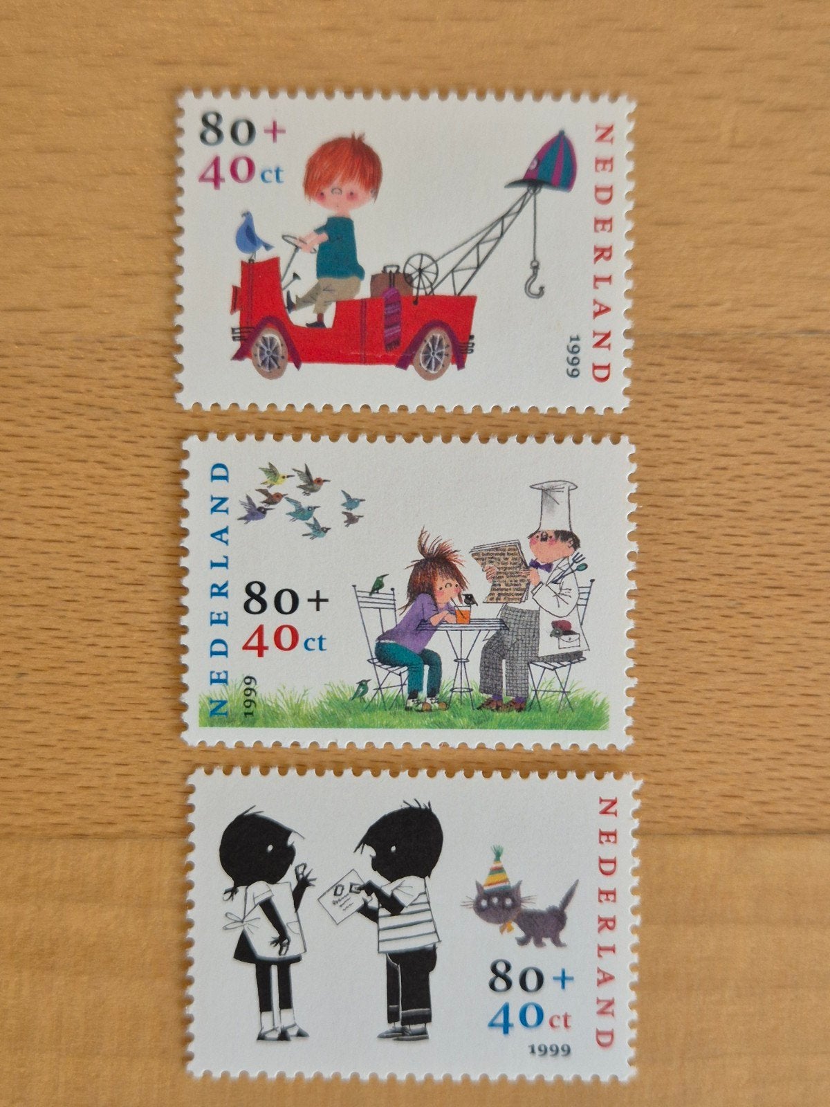 Nederland 1999 kinderpostzegels, Postzegels en Munten, Ophalen of Verzenden, Na 1940, Postfris