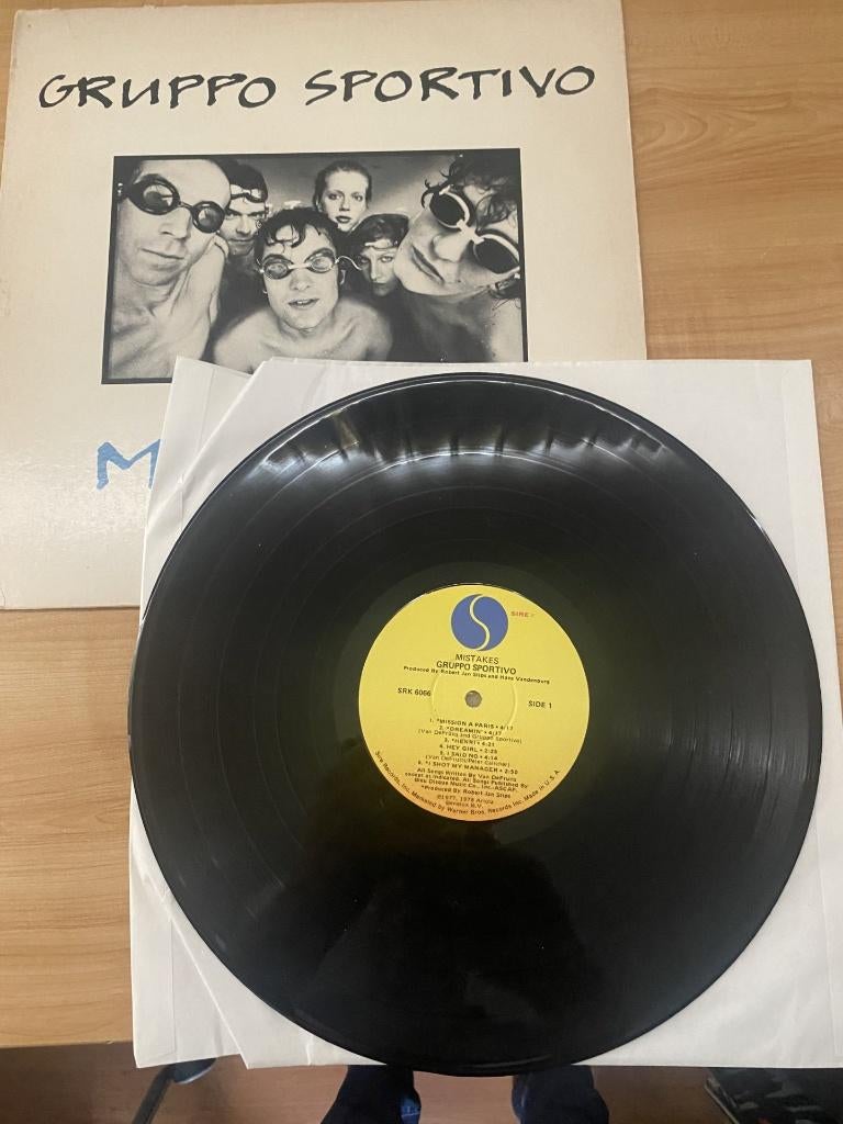 Gruppo Sportivo – Mistakes, Cd's en Dvd's, Vinyl | Rock, Gebruikt, Ophalen of Verzenden, 1970 - 1979, 12 inch