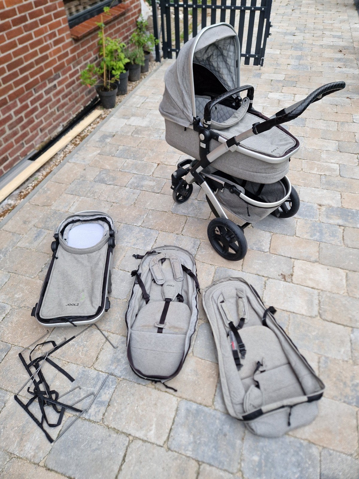 Joolz Geo 1 Combiwagen - Compleet met uitbreiding, Kinderen en Baby's, Kinderwagens en Combinaties, Ophalen, Gebruikt, Overige merken