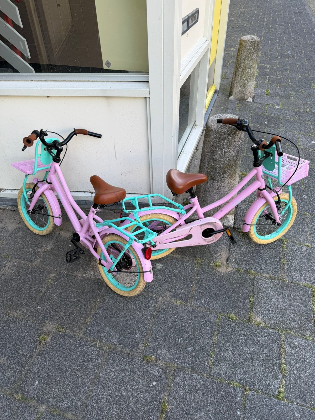 Mooie kinderfietsjes, Ophalen, Zo goed als nieuw, Minder dan 16 inch