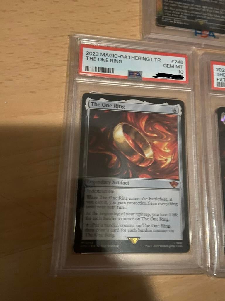The One Ring PSA 10 Mint Graded Kaarten! Allerlei versies !, Ophalen, Nieuw, Losse kaart, Foil