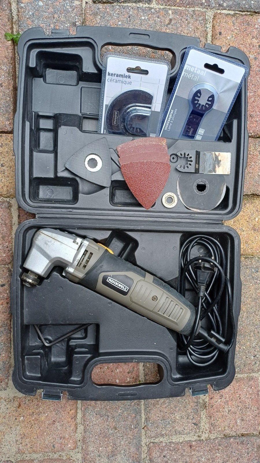 Rockwell multitool, Doe-het-zelf en Verbouw, Gereedschap | Schuurmachines, Ophalen, Gebruikt, Minder dan 600 watt, Overige typen