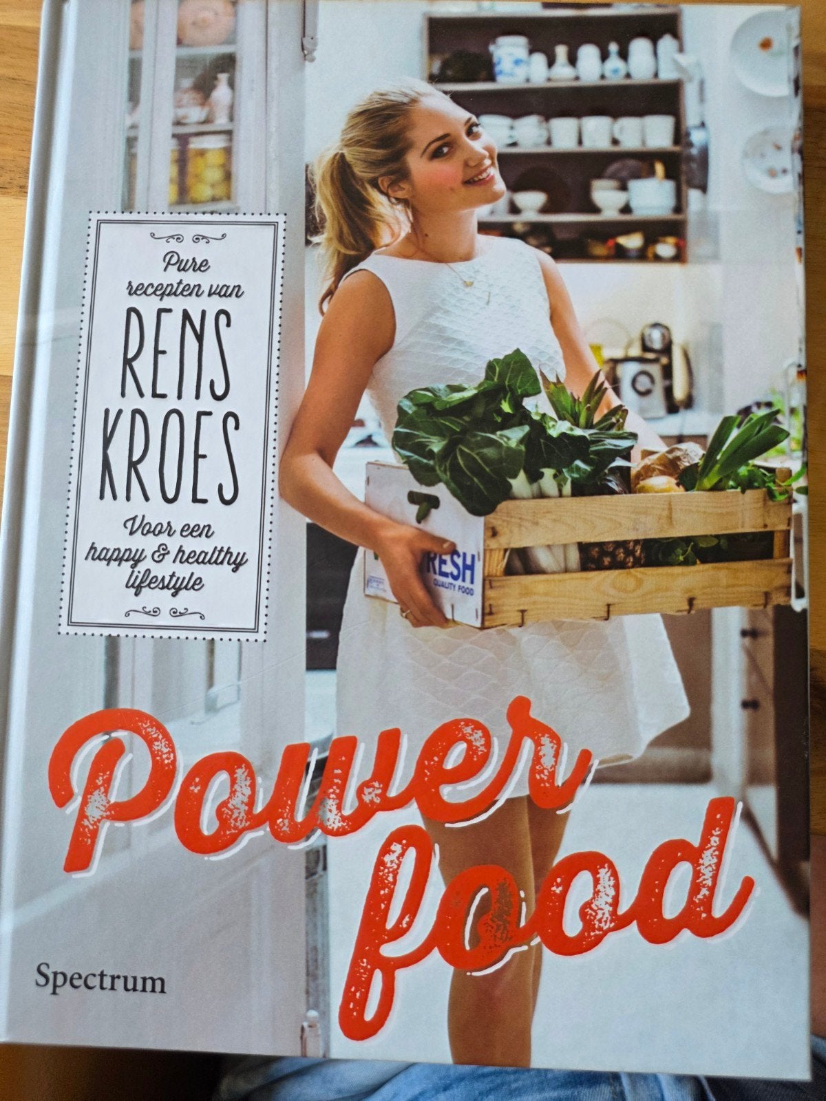 Powerfood - RENS KROES - Kookboek Gezond Eten, Boeken, Kookboeken, Gezond koken, Ophalen of Verzenden, Zo goed als nieuw, Rens Kroes