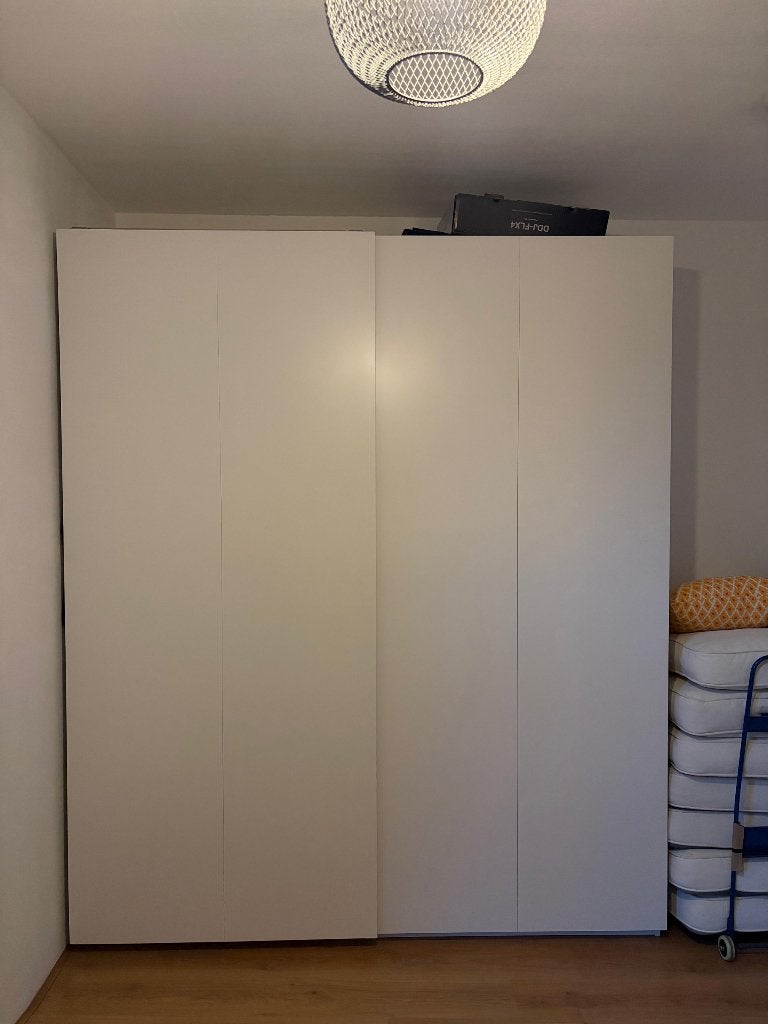 IKEA pax kast wit, 200x236x58, 200 cm of meer, 150 tot 200 cm, Zo goed als nieuw, 50 tot 75 cm