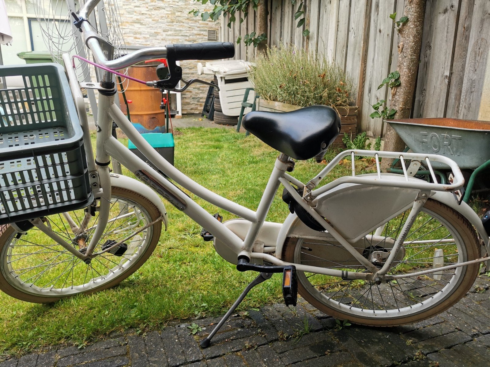 Popal Daily Dutch Basic 22 inch meisjesfiets, Ophalen, Gebruikt, Popal, Terugtraprem