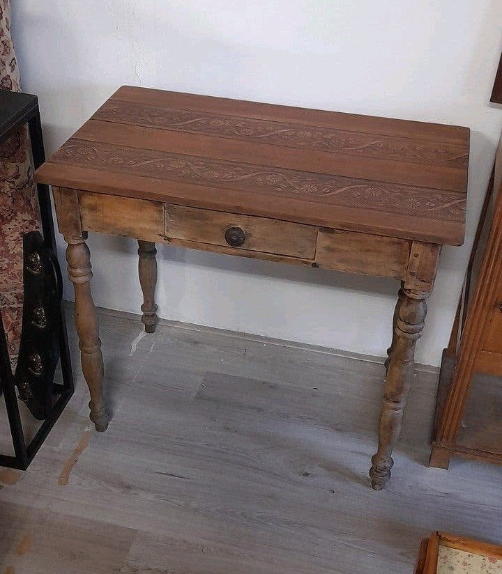 Oud tafeltje, Ophalen