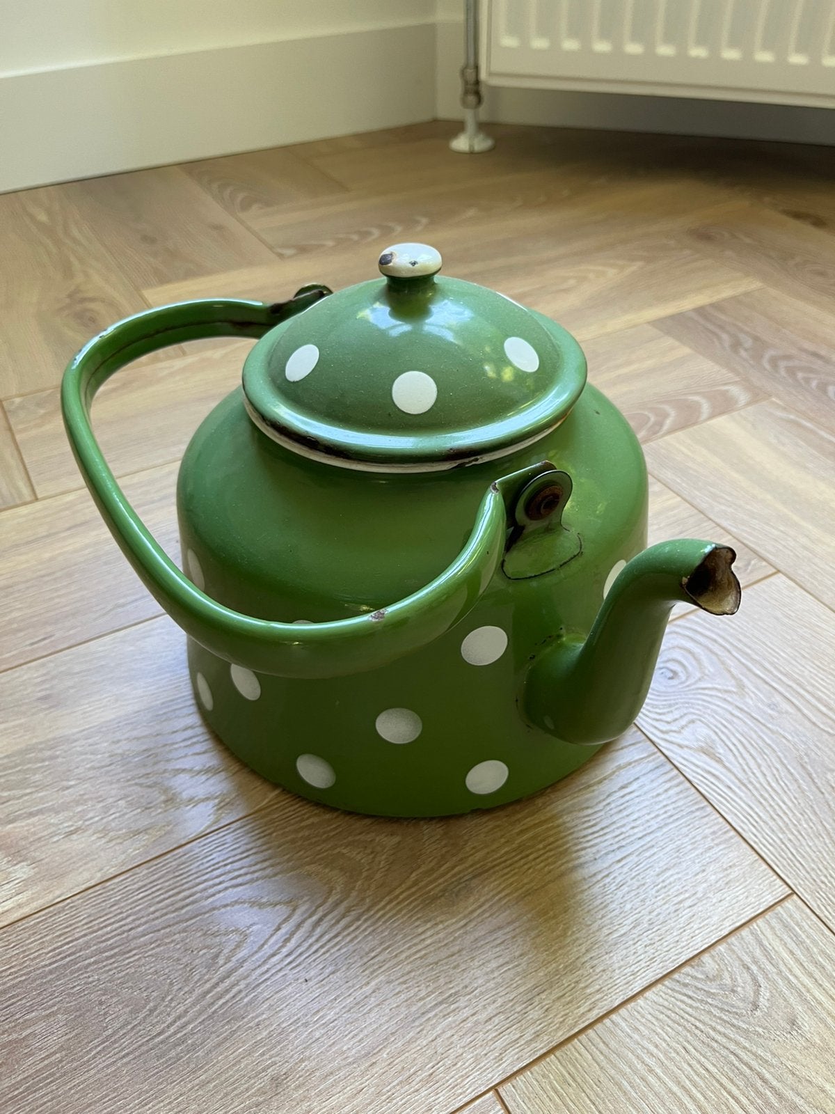 Brocante ketel / gieter vintage, Antiek en Kunst, Antiek | Emaille, Ophalen of Verzenden