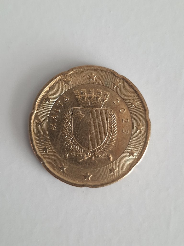 Munt 20 Cent - Malta 2023, Ophalen of Verzenden, Malta, 20 cent, Losse munt