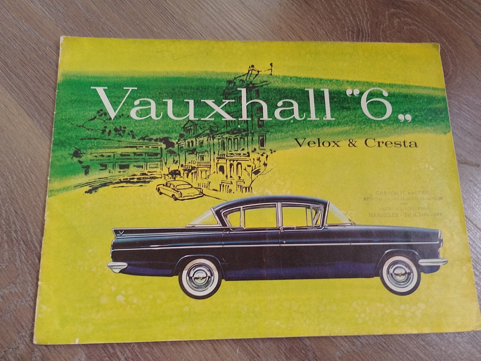 Vauxhall 6 , Cresta en Velox autofolder 1959, Ophalen of Verzenden, Zo goed als nieuw