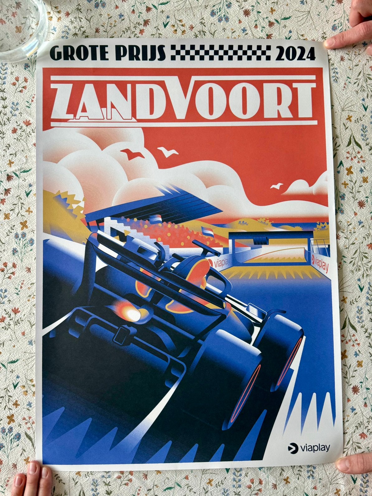 Poster F1 Zandvoort, Ophalen of Verzenden, Zo goed als nieuw, Formule 1