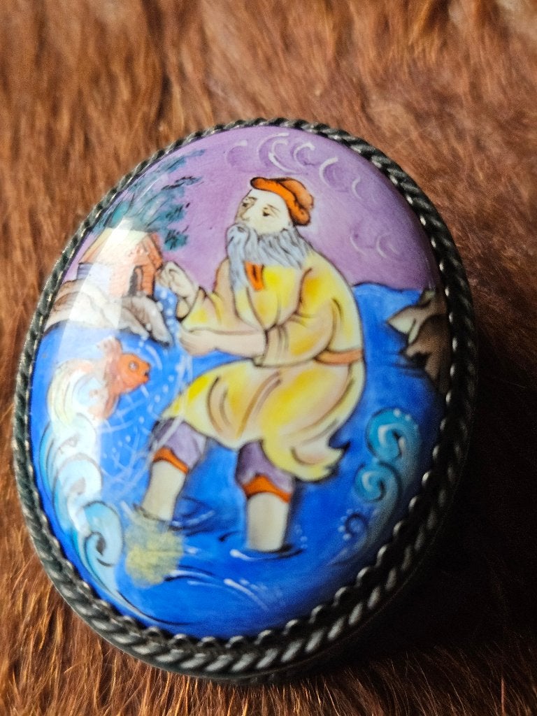 Russische en Oekraiense lakdoosjes, Antiek en Kunst, Curiosa en Brocante, Ophalen of Verzenden