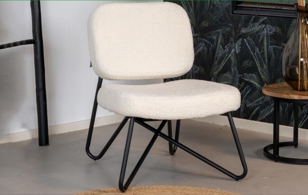 Nieuwe luxe stoelen - fauteuils leder of teak bij TEAK2, Nieuw, 75 tot 100 cm, Ophalen of Verzenden, Metaal