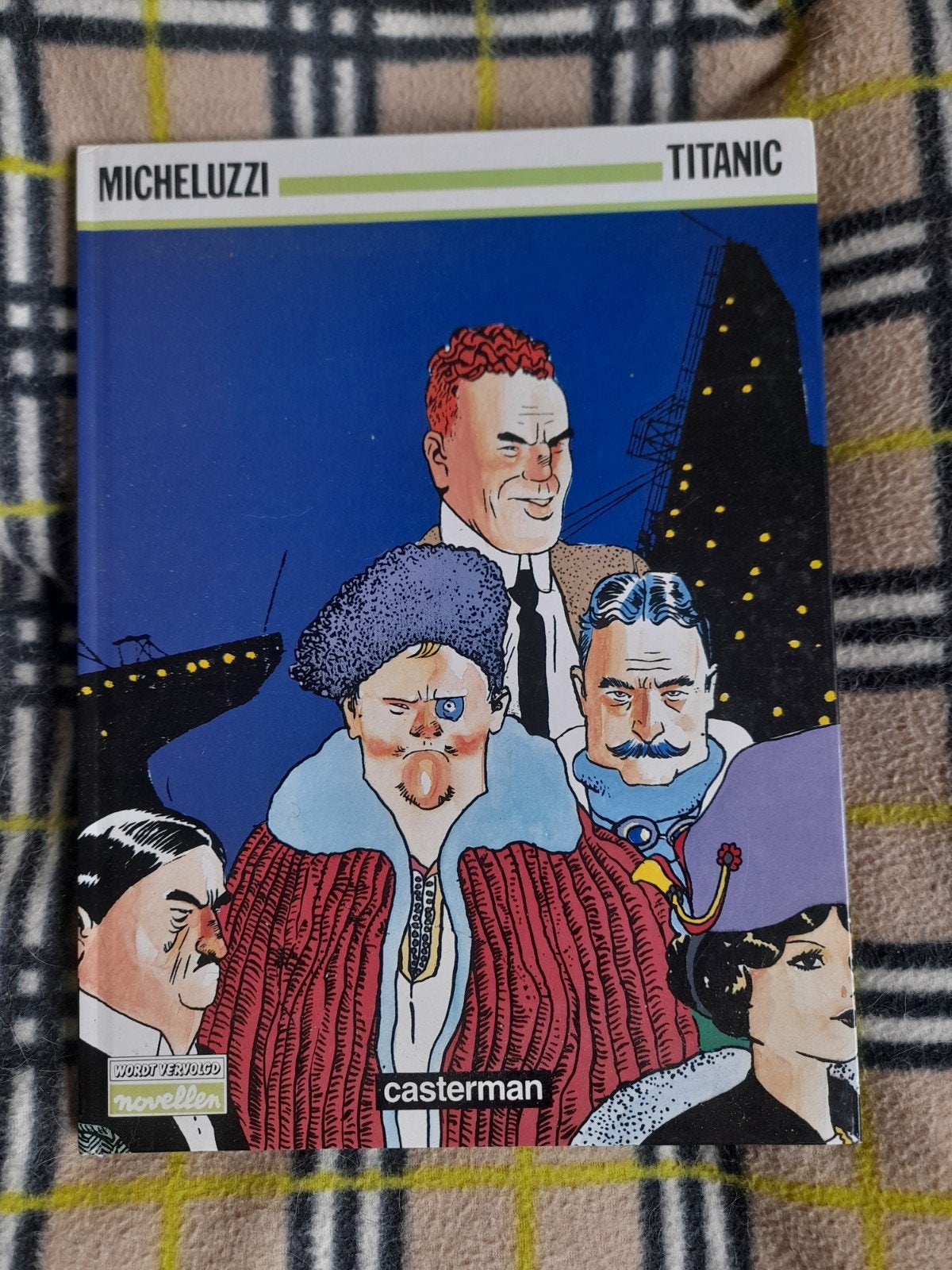 Titanic Micheluzzi Casterman 1990, Boeken, Stripboeken, Eén stripboek, Ophalen of Verzenden, Gelezen
