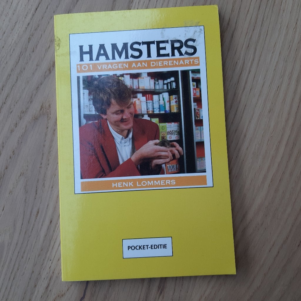 Hamsters: 101 Vragen aan Dierenarts - Henk Lommers, Boeken, Zo goed als nieuw, Henk Lommers, Konijnen of Knaagdieren, Ophalen of Verzenden