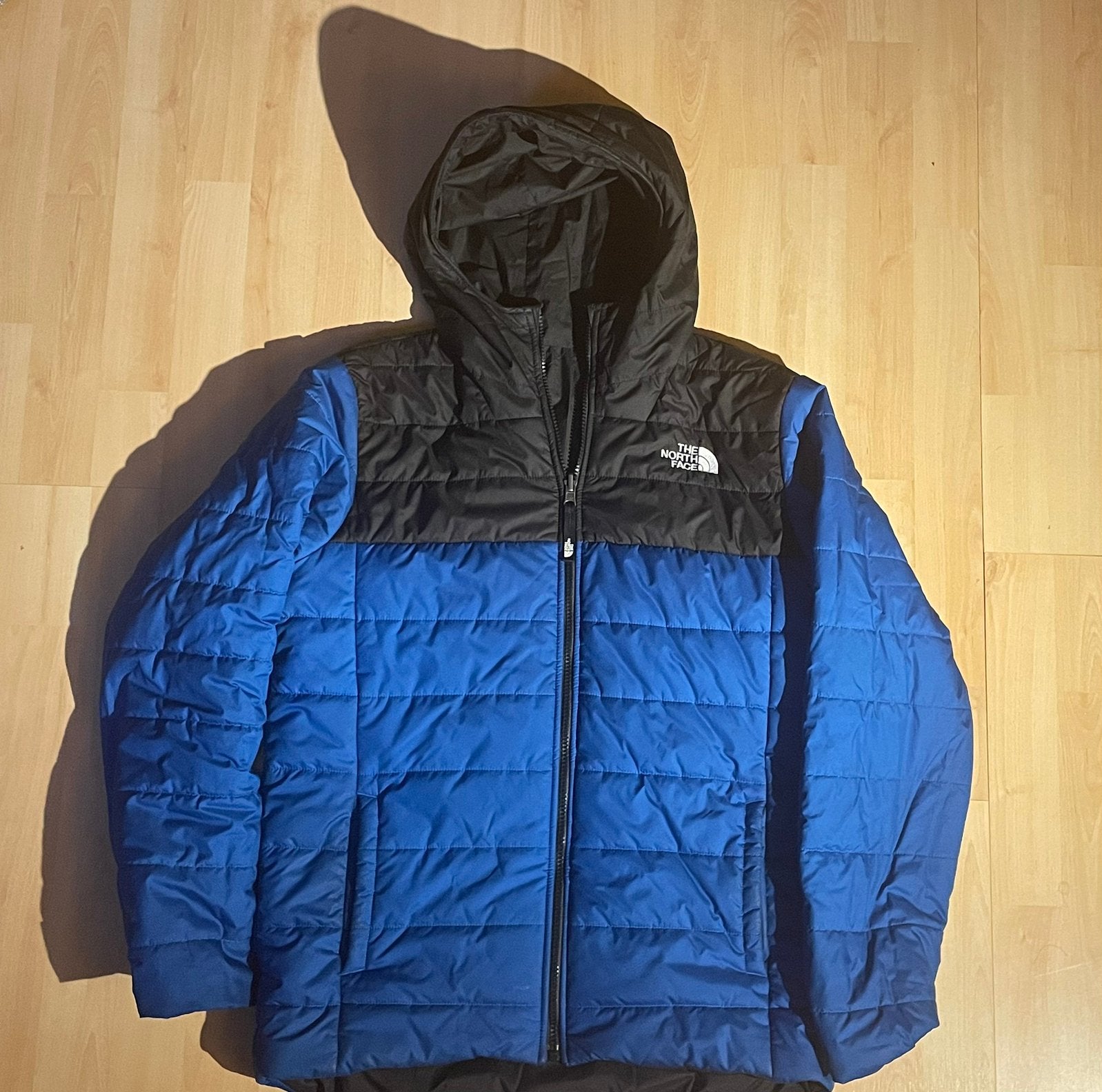 The North Face Reversible Jacket Heren Maat XS, Verzenden, Gedragen, Overige maten, Blauw