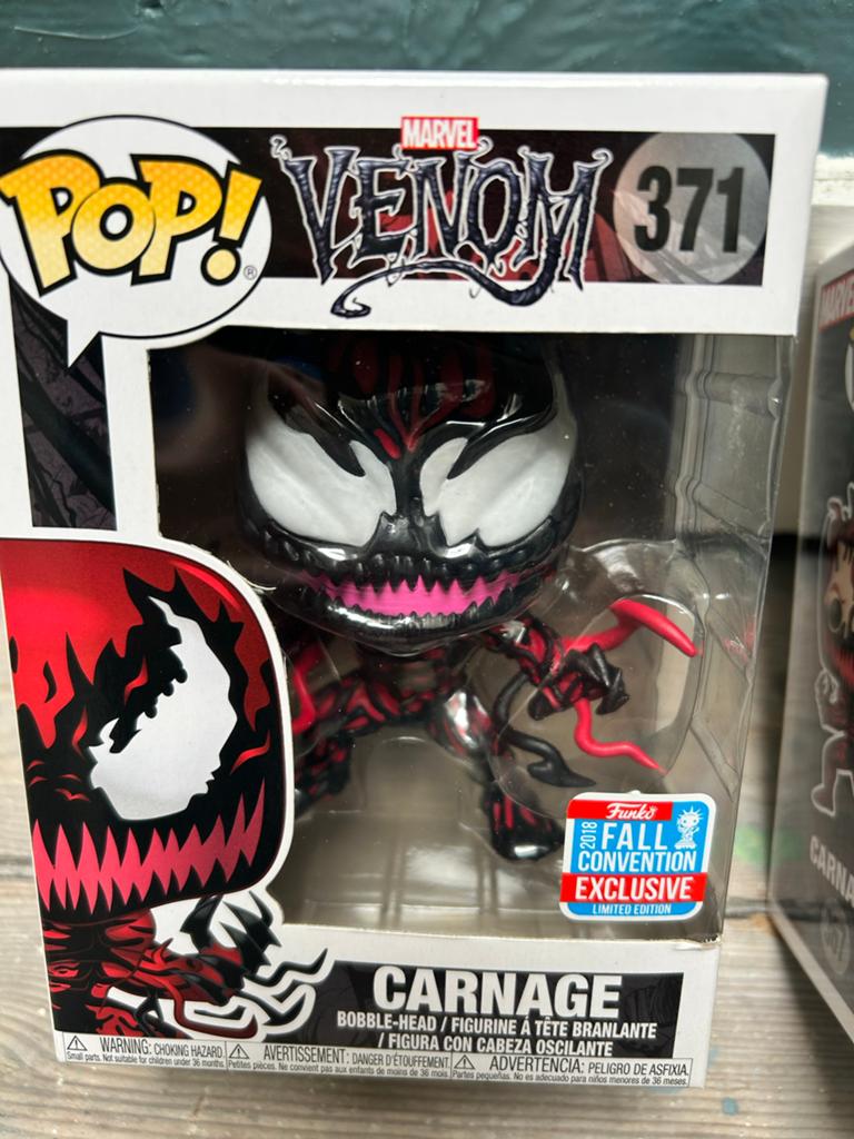 Funko Pop! Venom Carnage 371 - Fall Convention Exclusief, Ophalen of Verzenden, Zo goed als nieuw