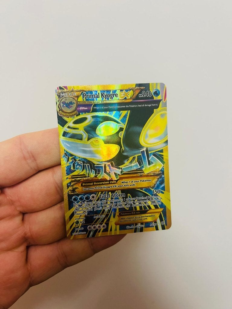 Primal Kyogre Ex 96/98 Holo Ancient Origins Pokemon, Verzenden, Zo goed als nieuw, Losse kaart, Foil
