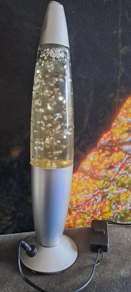 Lavalamp, Huis en Inrichting, Lampen | Tafellampen, Ophalen of Verzenden, Minder dan 50 cm, Retro, Glas