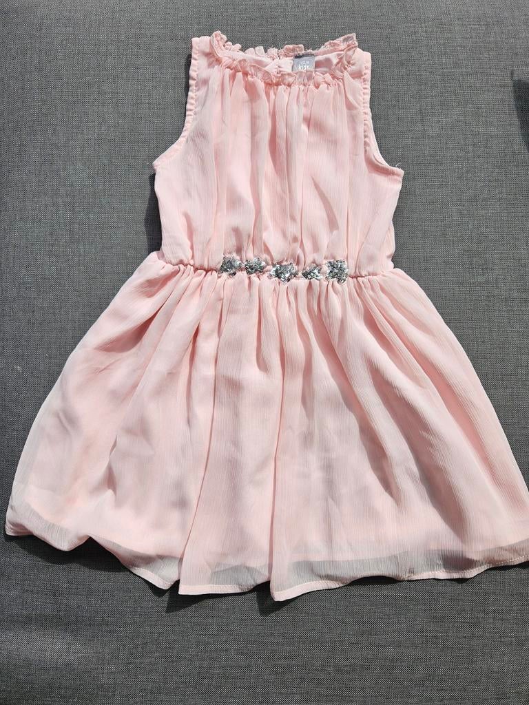 Roze jurk met pailletten voor meisjes, Ophalen of Verzenden, Zo goed als nieuw, Little Kids, Meisje