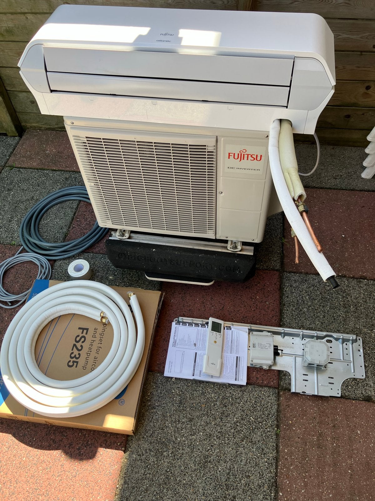 Fujitsu Wandairco AOYG07LMCE - Koelen en Verwarmen, Gebruikt, Minder dan 60 m³, 3 snelheden of meer, Ophalen of Verzenden