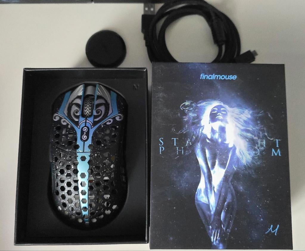 Finalmouse Starlight Phantom Medium - Compleet, Computers en Software, Muizen, Rechtshandig, Muis, Gaming muis, Ophalen of Verzenden