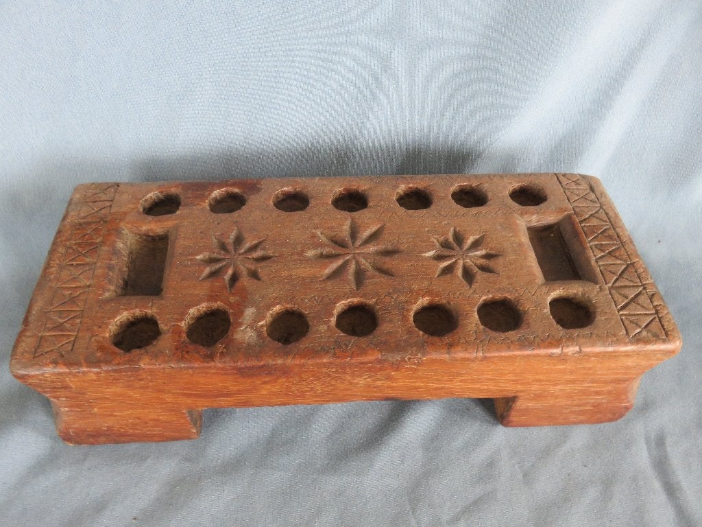Antieke speeltafel in hout – India 19e eeuw, Antiek en Kunst, Ophalen of Verzenden