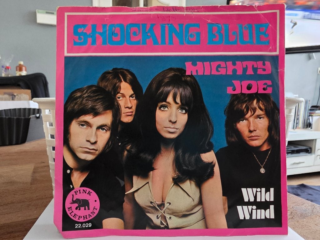 7" Single Shocking Blue - Mighty Joe / Wild Wind, Cd's en Dvd's, Vinyl Singles, Gebruikt, Pop, Overige typen, 7 inch, Ophalen of Verzenden