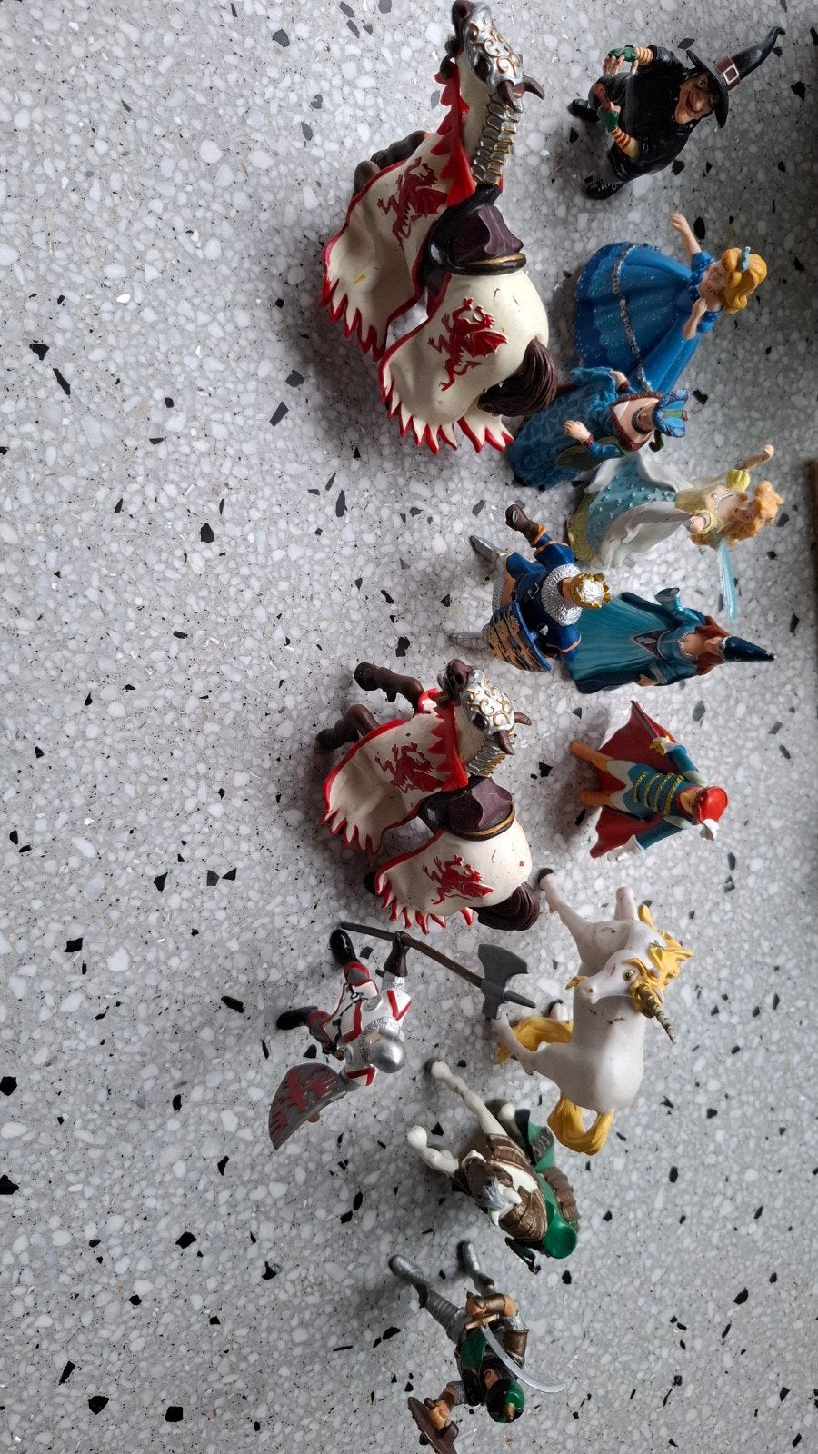 Papo, Schleich figuren (1995-2005): ridders, prinsessen, een, Ophalen of Verzenden, Gebruikt