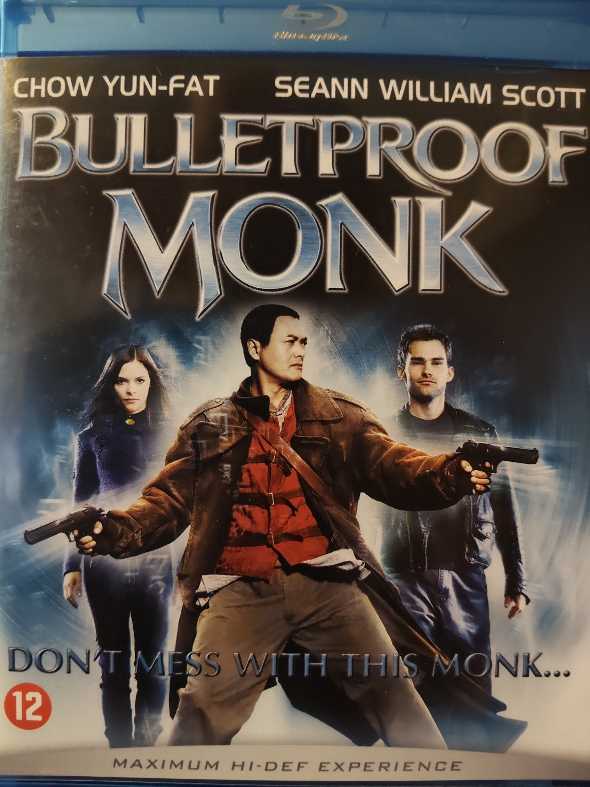 Bulletproof Monk Bluray NL Actie/Avontuur met Chow Yun-Fat, Ophalen of Verzenden, Zo goed als nieuw, Actie
