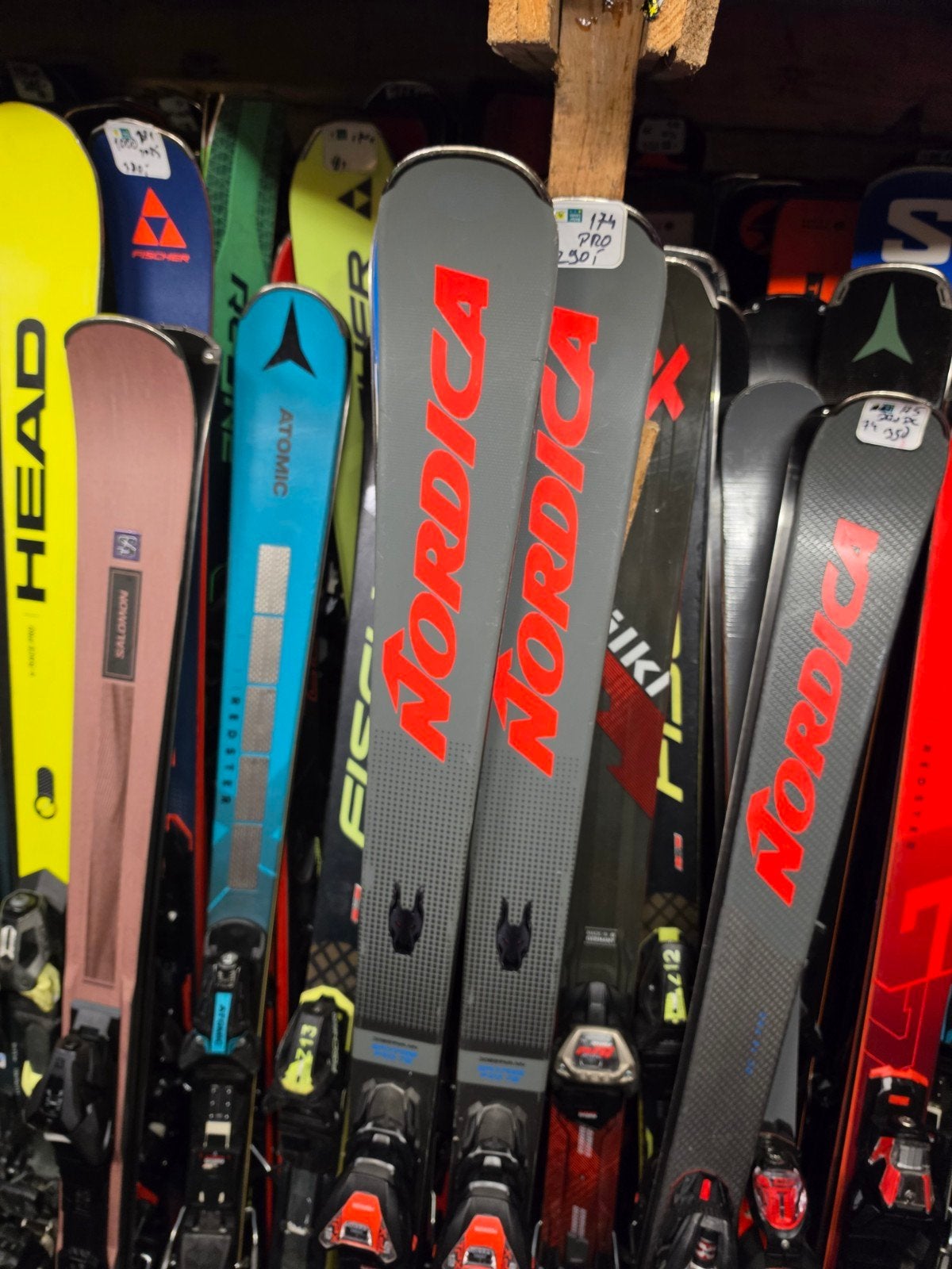 174 NORDICA DOBERMANN SPITFIRE 74 PRO TOP GEVORDERDEN SKI, 160 tot 180 cm, Ophalen of Verzenden, Zo goed als nieuw, Carve