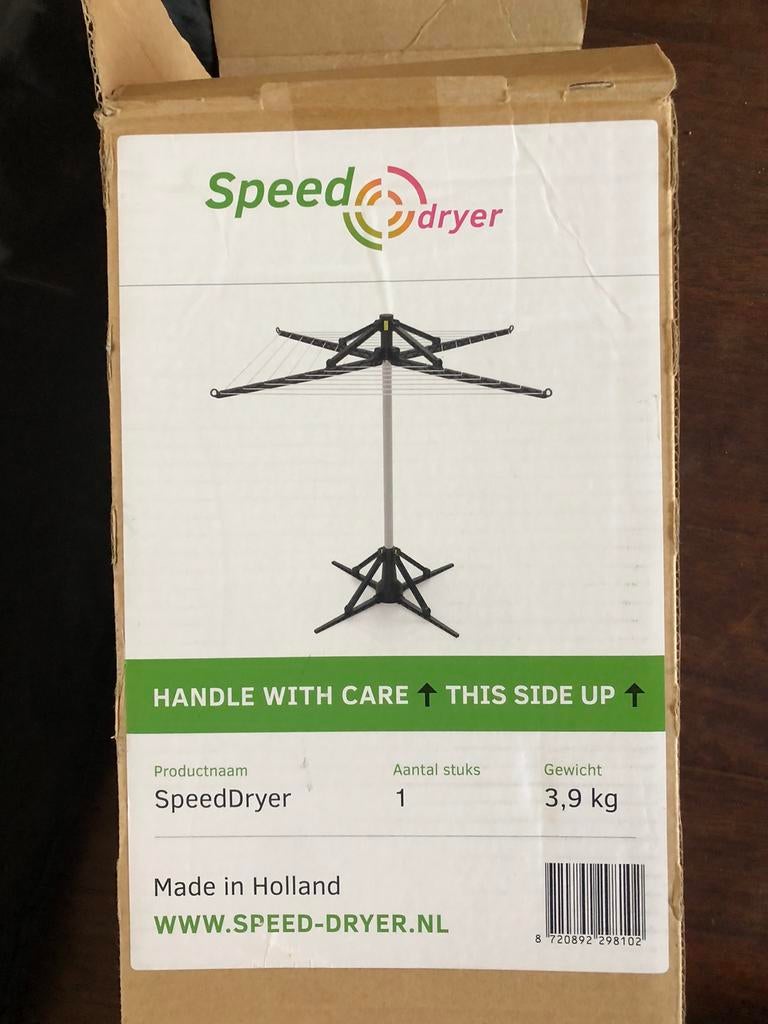 Speed dryer, Witgoed en Apparatuur, Wasdrogers, Ophalen, Zo goed als nieuw, Condens, Minder dan 85 cm