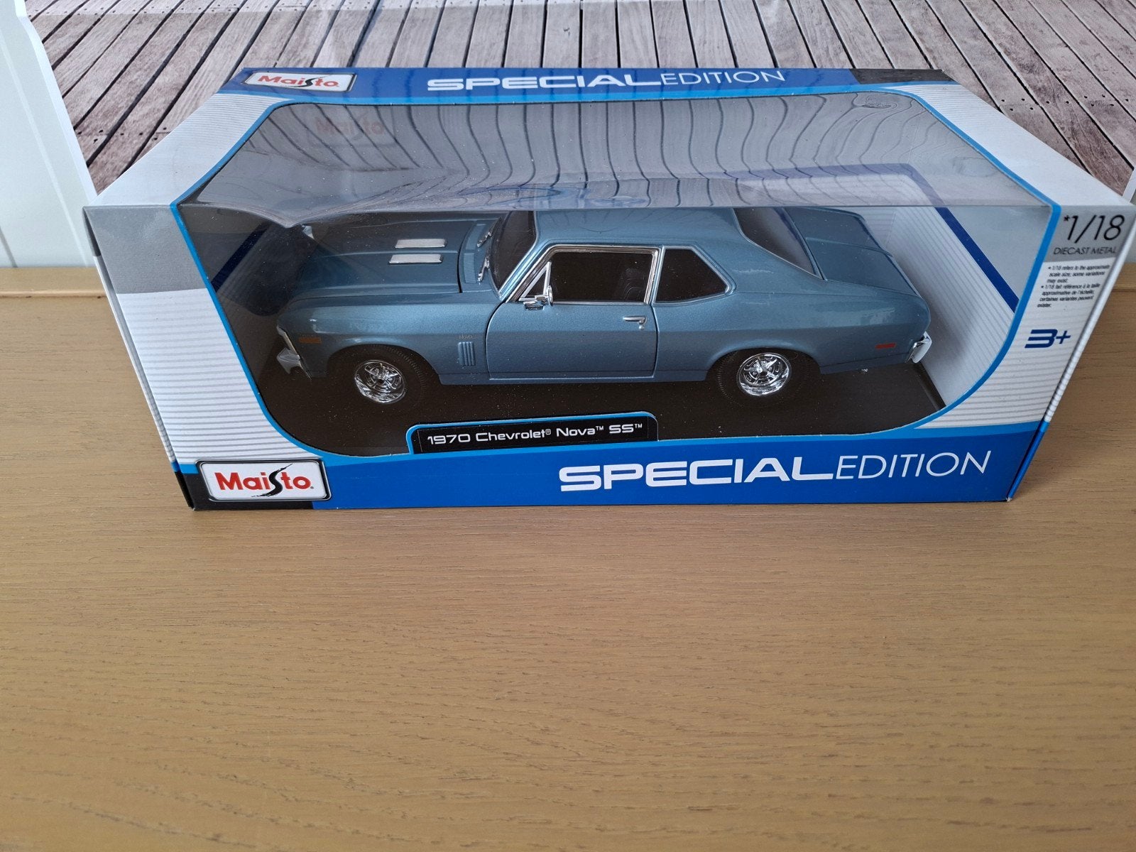 Maisto Special Edition 1970 Chevrolet Nova SS schaalmodel, Ophalen of Verzenden, Nieuw, Maisto