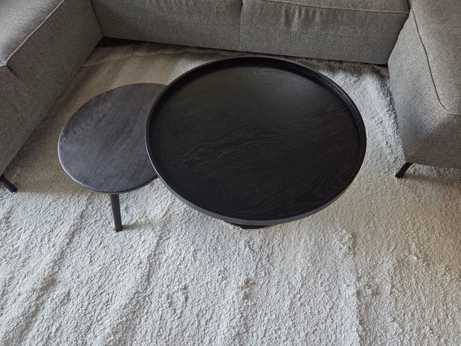 Salontafel Zuiver - Zwart, Rond, Modern Design, Huis en Inrichting, Ophalen, Rond