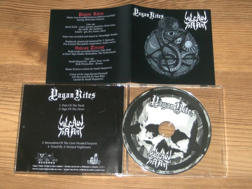 Pagan Rites / Vulcan Tyrant – Pagan Rites / Vulcan Tyrant, Cd's en Dvd's, Ophalen of Verzenden, Zo goed als nieuw