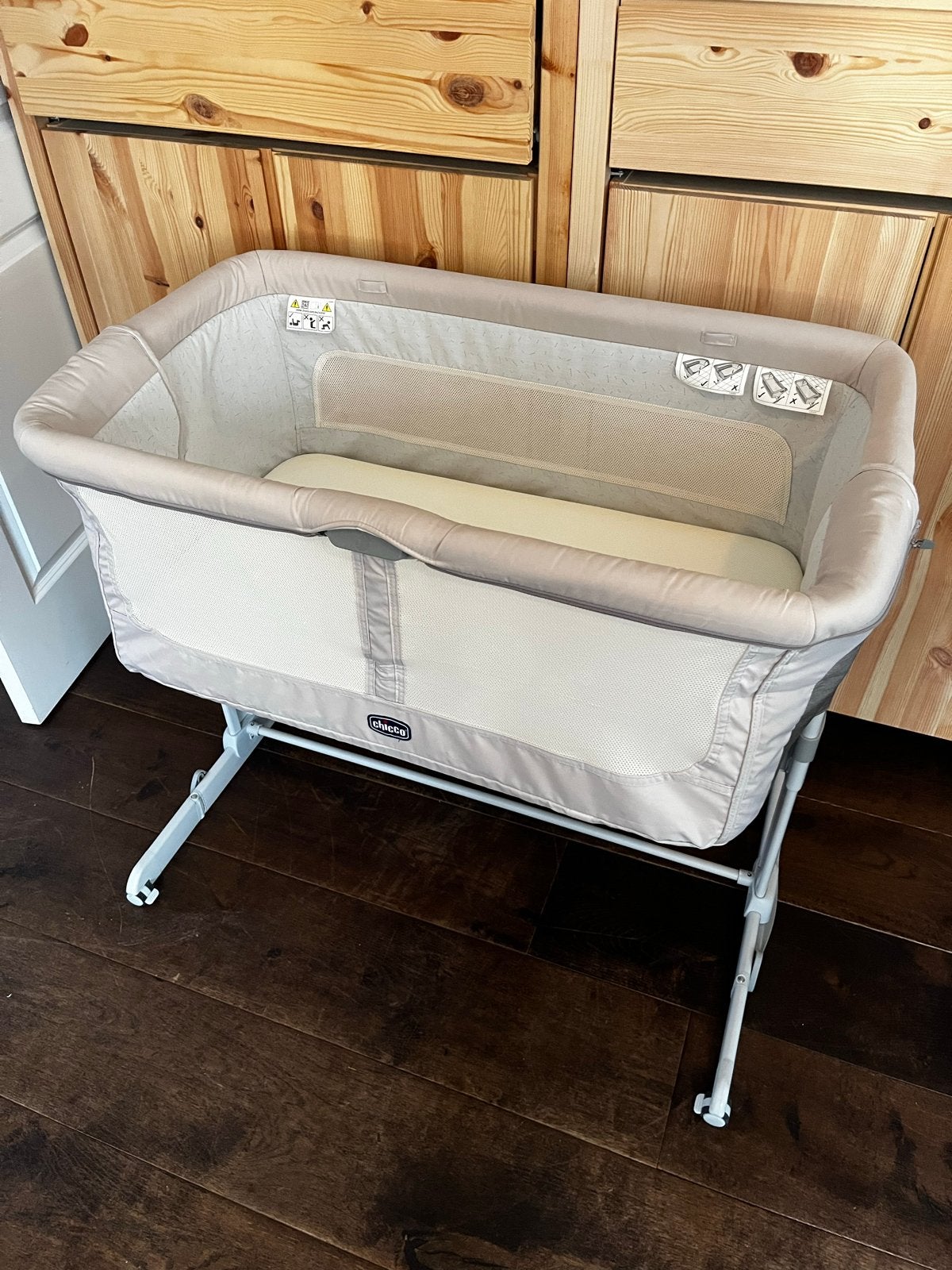 Chicco Next2Me Wiege - co sleeper - Zo goed als nieuw, Ophalen, Zo goed als nieuw, Wieg