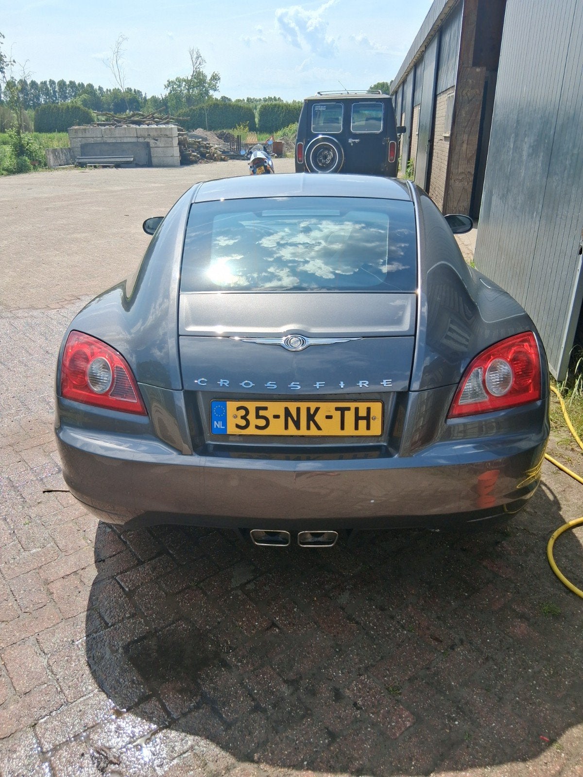 Chrysler Crossfire 3.2 V6 2003 Grijs, Achterwielaandrijving, 1352 kg, 75 €/maand, Handgeschakeld
