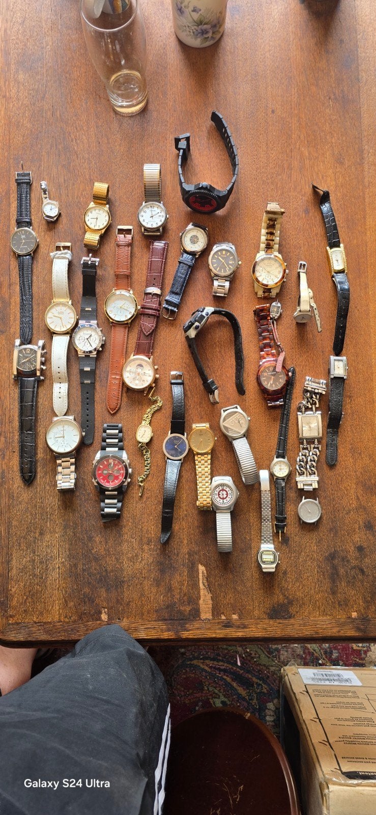 Partij van 30 diverse horloges (heren/dames), Ophalen of Verzenden, Staal, Overige merken