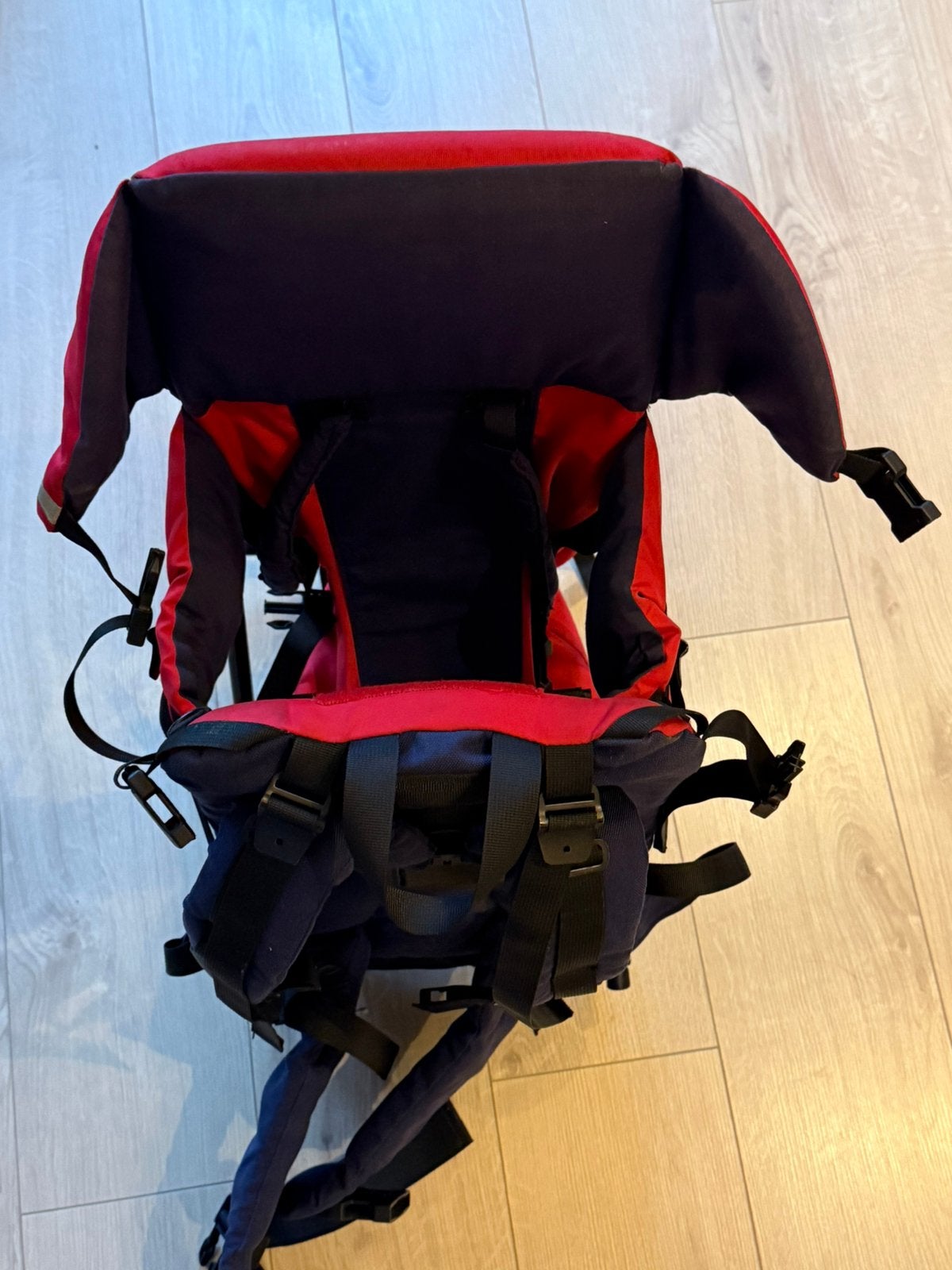Bergans of Norway Kinderdrager / Rugdrager - Rood/Blauw, Ophalen of Verzenden, Zo goed als nieuw, Rug, Overige merken