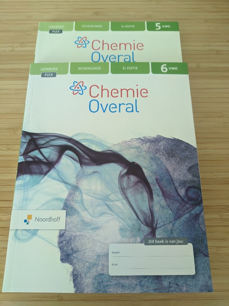 Chemie Overal Vwo 6 en 5 5e editie (ook los kopen mogelijk), VWO, Scheikunde, Nieuw, Ophalen of Verzenden