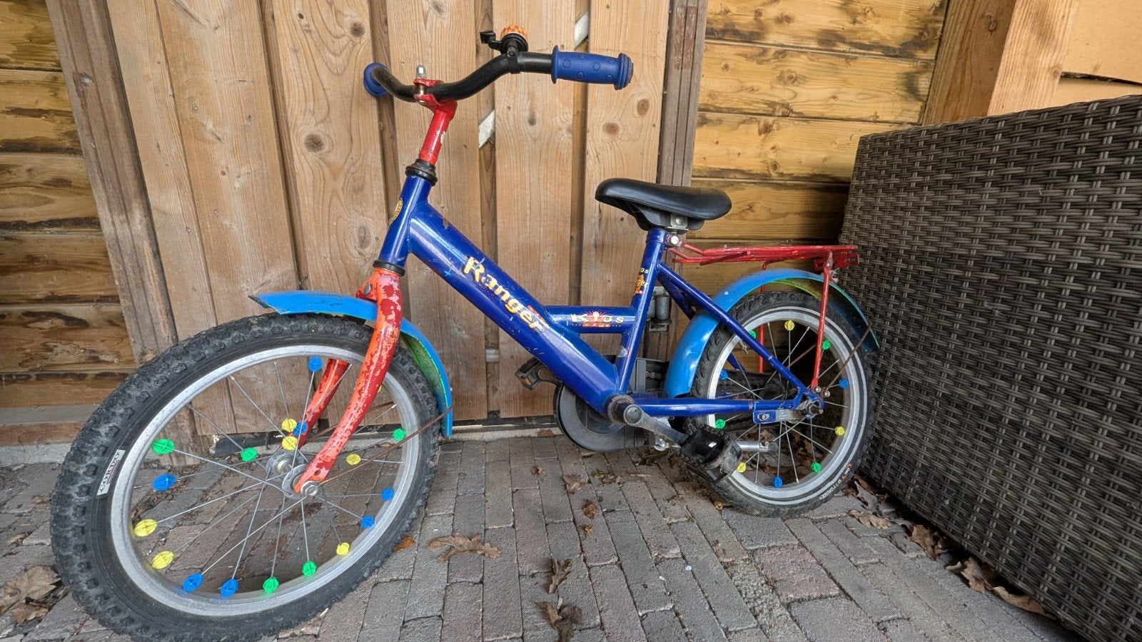 Kinderfiets, Fietsen en Brommers, Fietsen | Kinderfietsjes, Ophalen, Gebruikt, Terugtraprem, Minder dan 16 inch