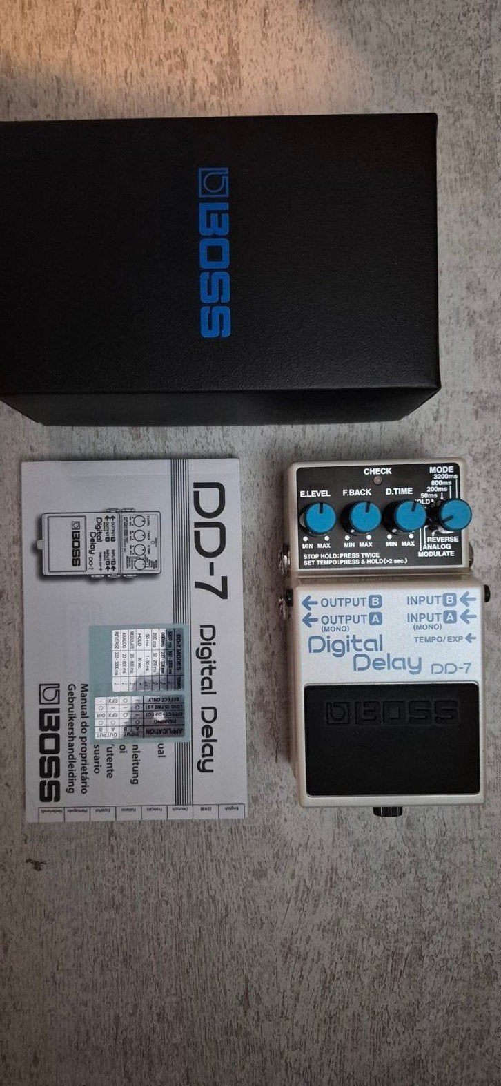 Boss DD-7 Digital Delay Pedaal - Zo goed als nieuw, Muziek en Instrumenten, Ophalen of Verzenden, Zo goed als nieuw, Delay of Echo