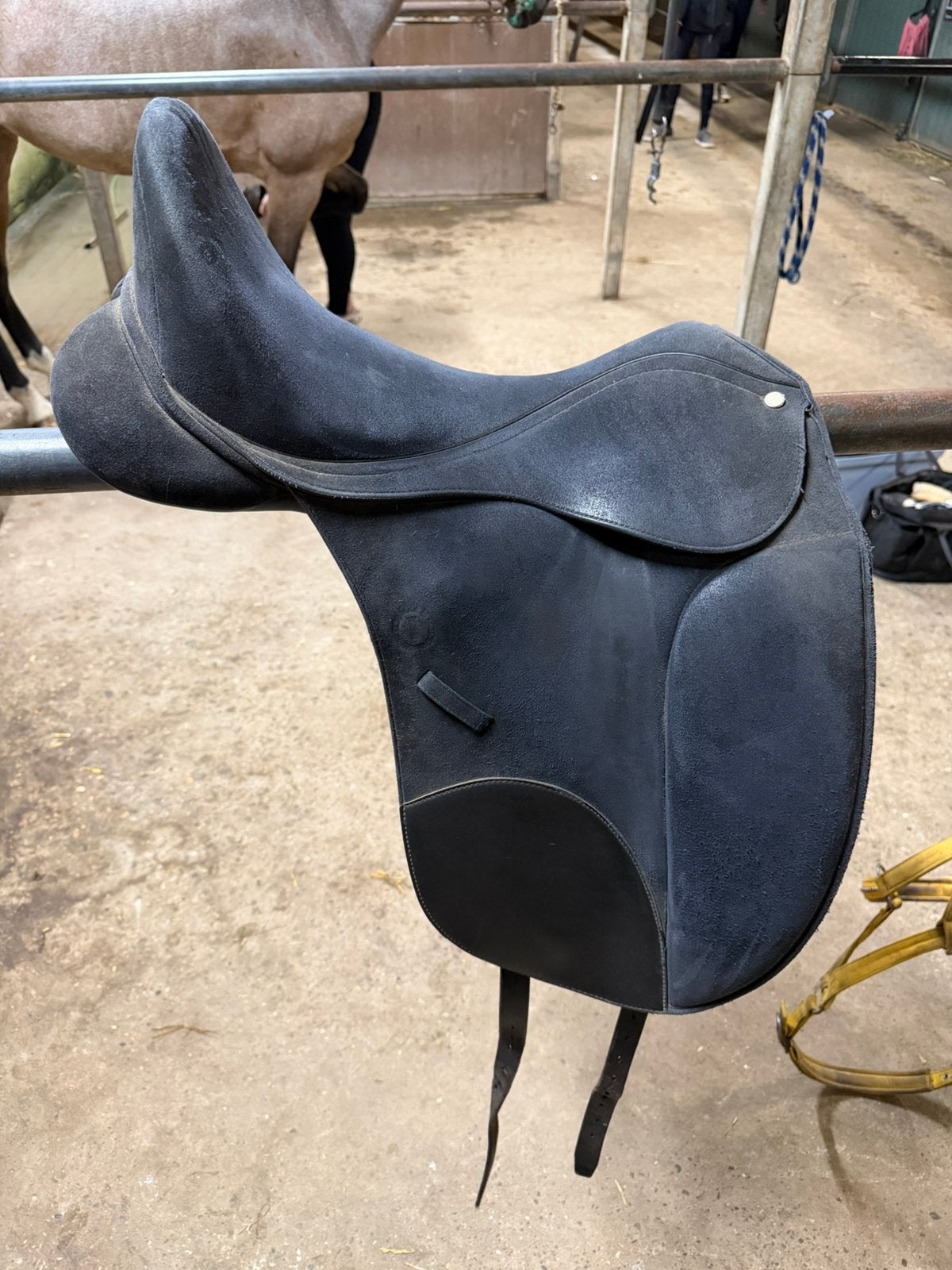 Imperial riding zadel, L (17.5 inch), Gebruikt, Extra wijd, Dressuur
