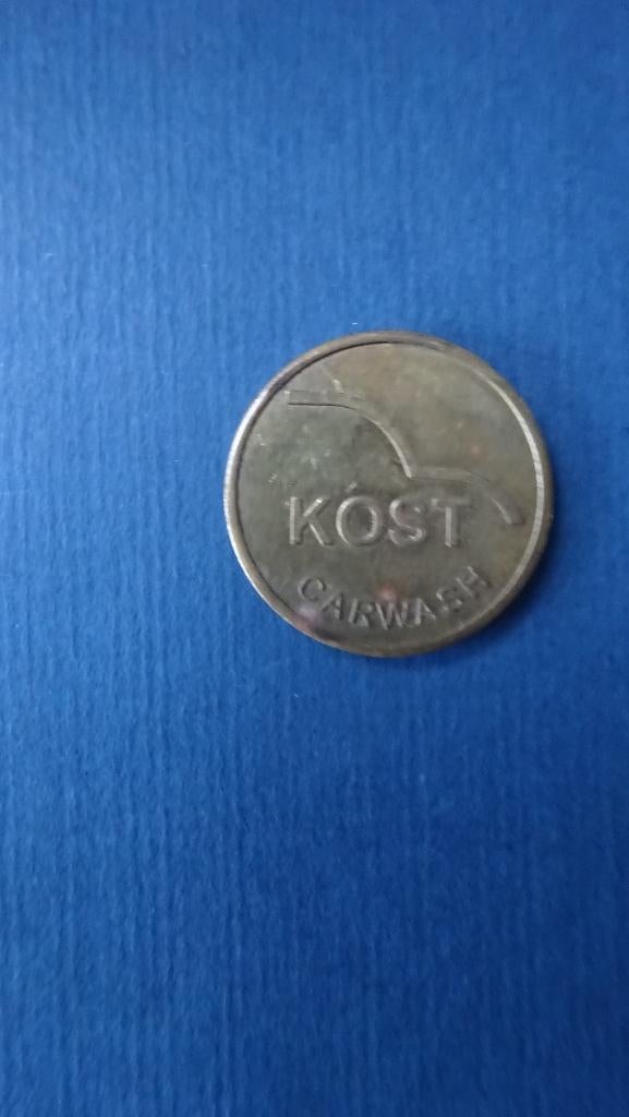 Kost carwash munt, Ophalen of Verzenden, Overige materialen