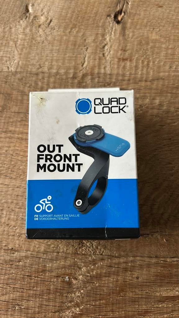 Quad lock front mount en 2 st. stuur mount, Ophalen of Verzenden, Zo goed als nieuw