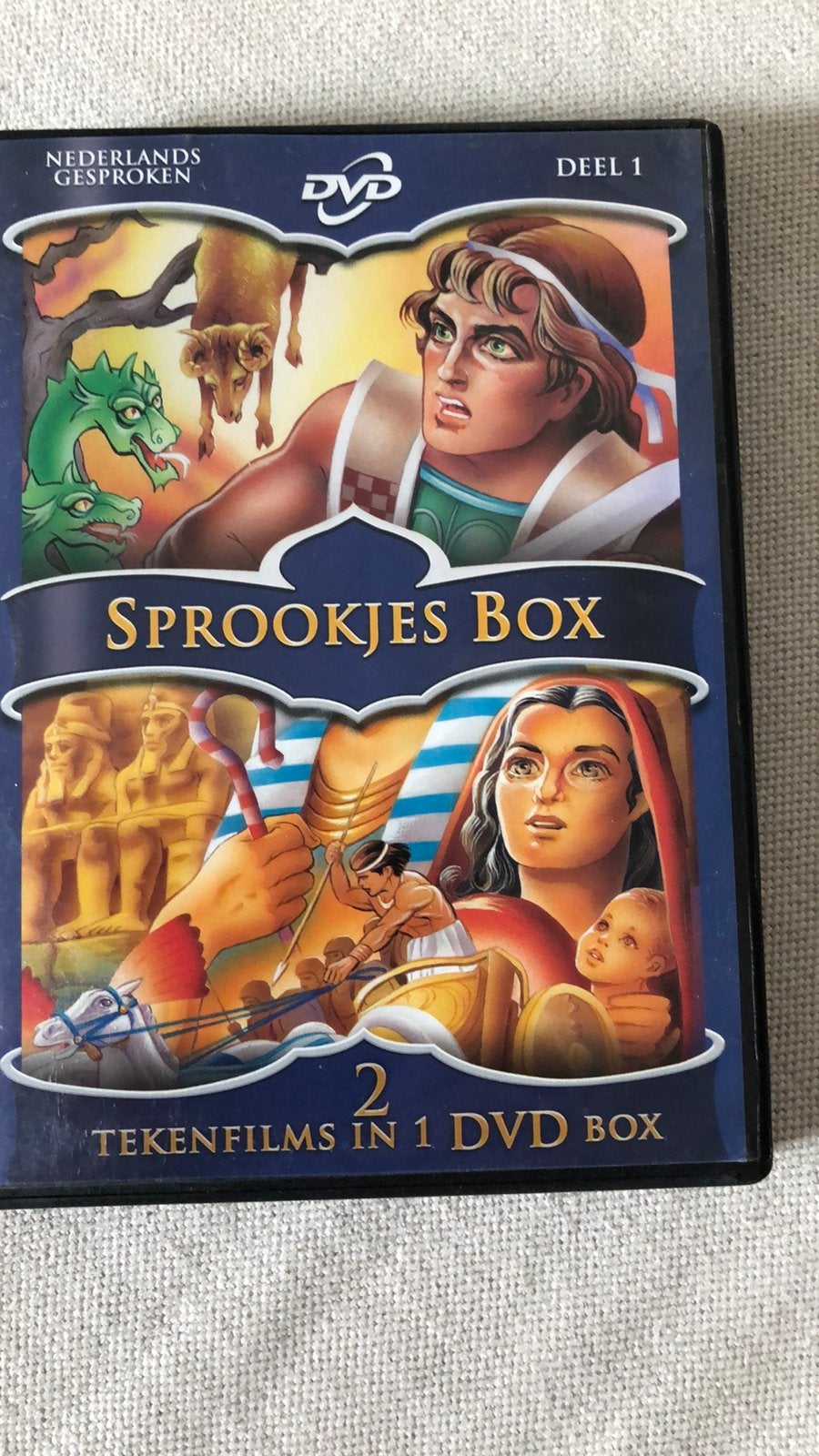 Dvd Sprookjes box Prins van Egypte & Hercules, Alle leeftijden, Ophalen, Gebruikt