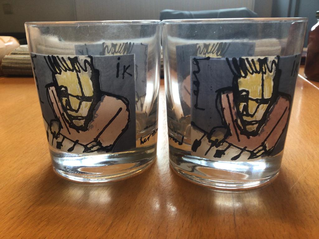 Drink glazen van Herman Brood, Ophalen of Verzenden, Nieuw, Frisdrankglas