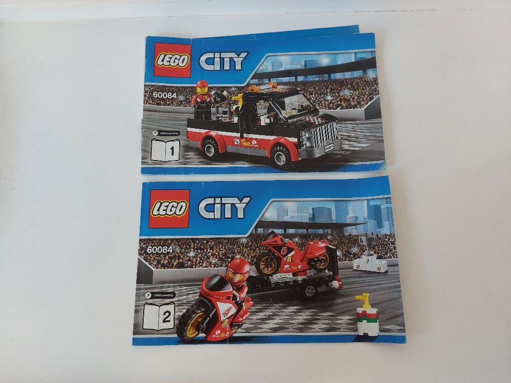 Lego City 60084 Racing Bike Transporter, Compleet, City, Gebruikte blokjes met nopjes, Lego