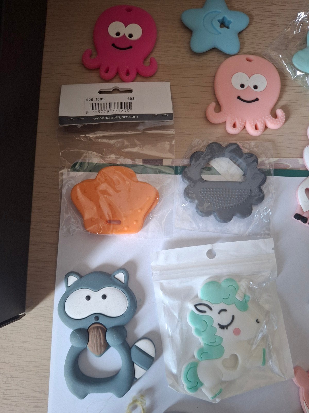 Diverse siliconen bijtringen voor baby's - Nieuw, Ophalen of Verzenden, Nieuw