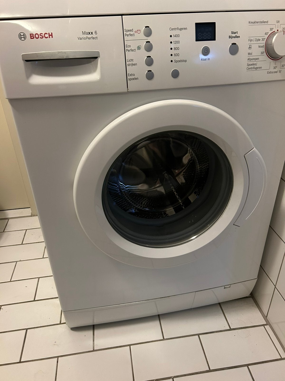 Bosch wasmachine type WAE28326NL, Ophalen, Gebruikt, 85 tot 90 cm, 1200 tot 1600 toeren