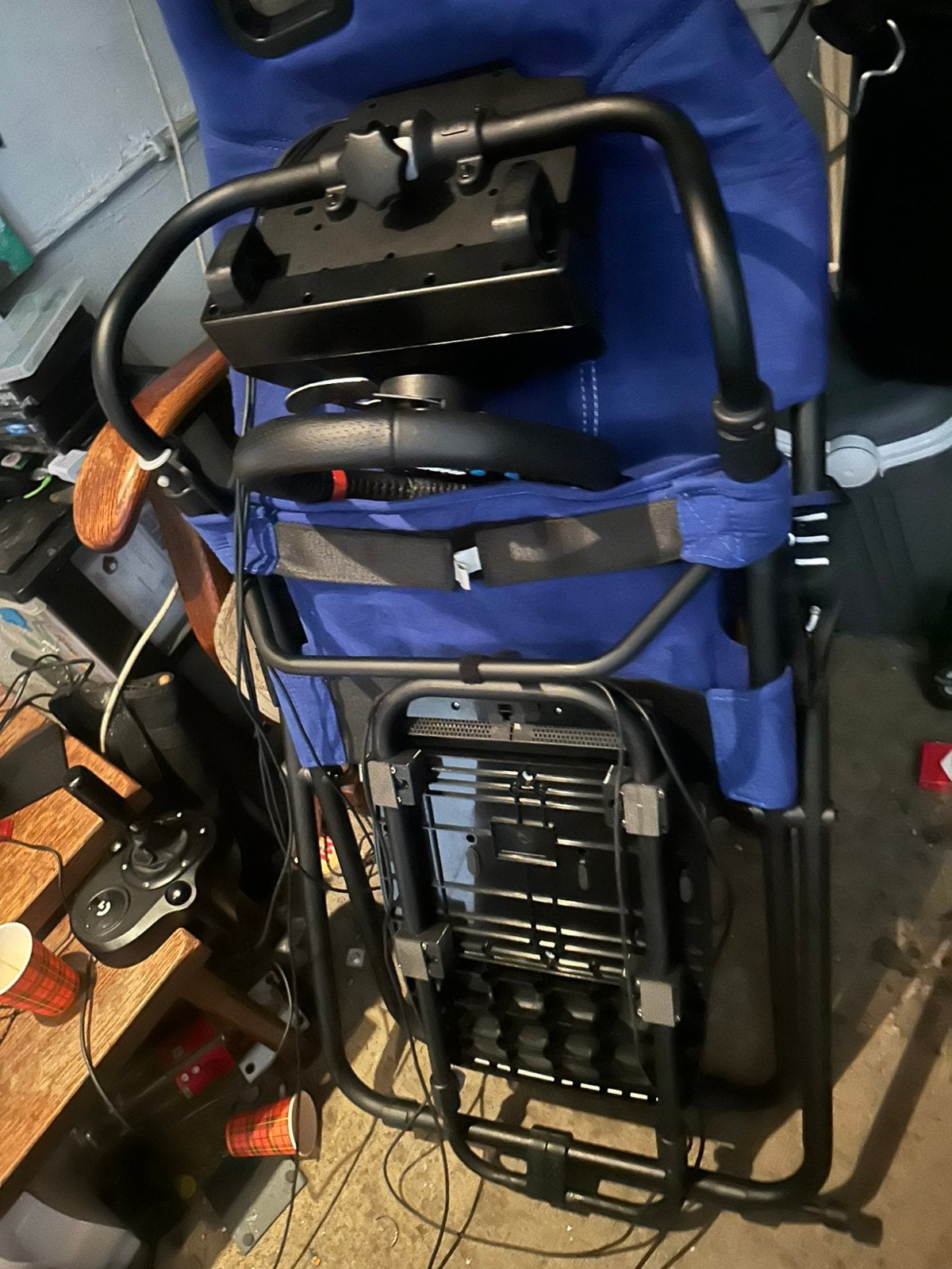 gamestuur met stoel, pedalen en schakelpook, Ophalen, Zo goed als nieuw